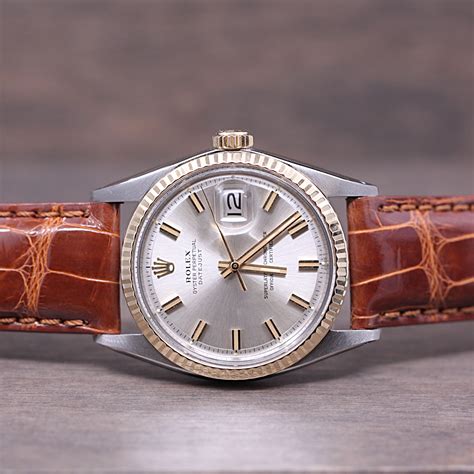 datejust rolex leather strap|Rolex Datejust 41mm leather strap.